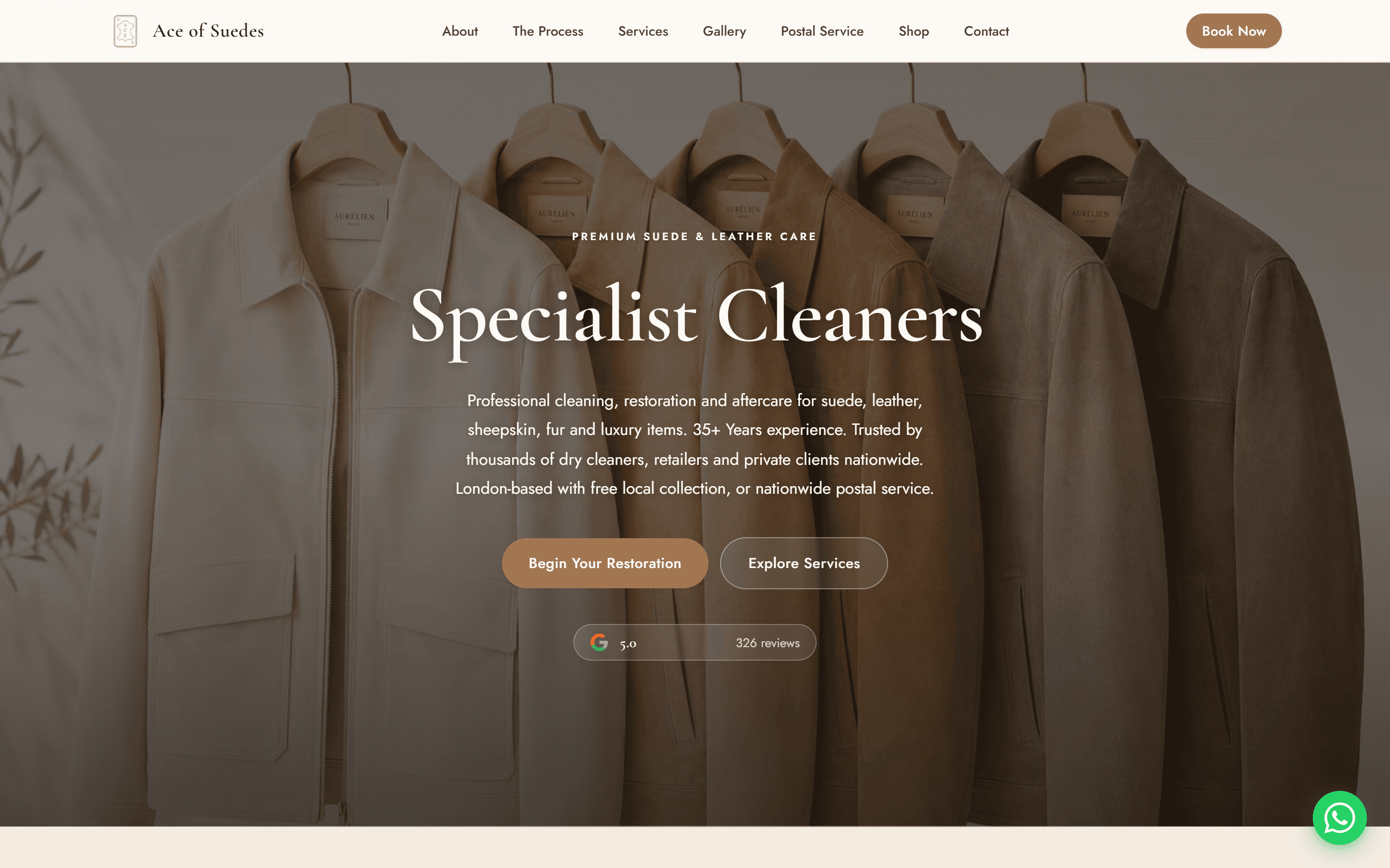Ace of Suedes website