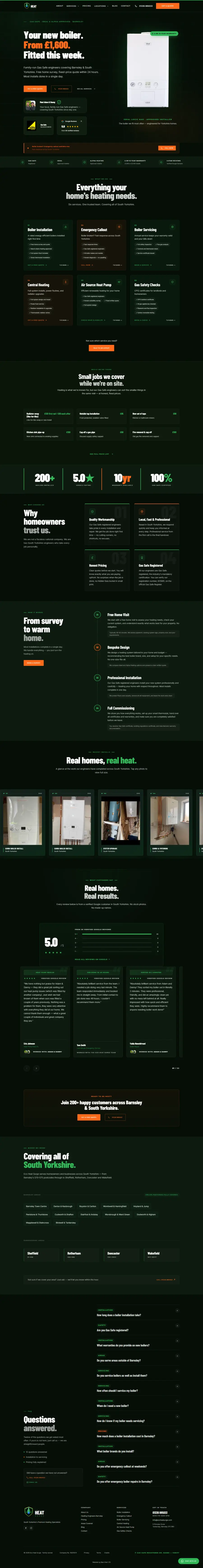 Eco Heat Surge website