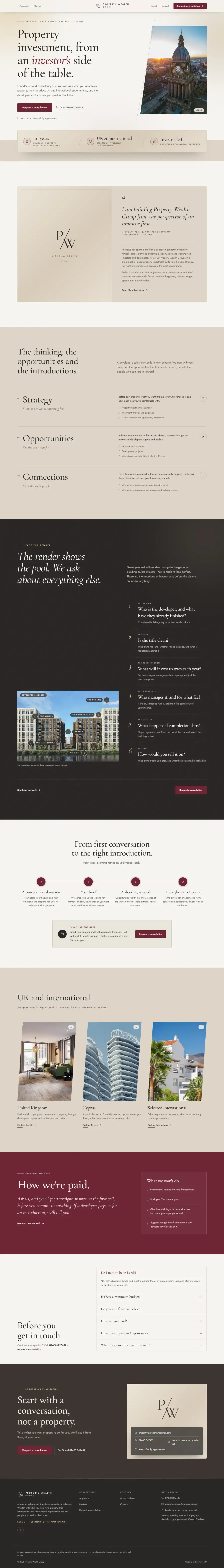 Property Wealth Group website